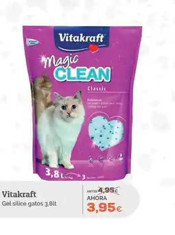 Supermercados MAS VITAKRAFT Gel silice gatos oferta