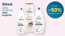 Clarel DOVE Geles de ducha oferta