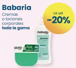 Clarel BABARIA Cremas o lociones corporales oferta