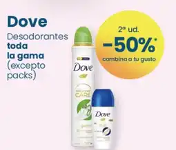 Clarel DOVE Desodorantes oferta