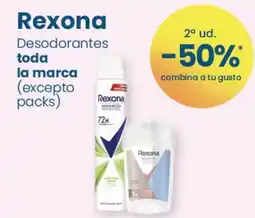 Clarel REXONA Desodorantes oferta