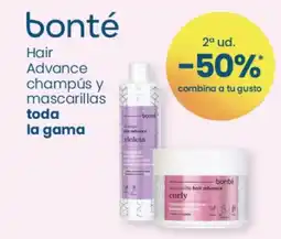 Clarel BONTE Hair Advance champús y mascarillas oferta
