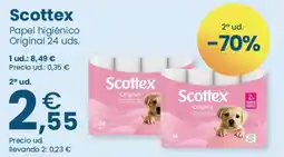 Clarel SCOTTEX Papel higiénico Original oferta