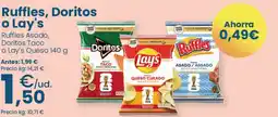 Clarel RUFFLES,DORITOS o LAY'S oferta