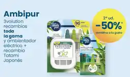 Clarel AMBIPUR 3volution recambios y ambientador eléctrico + recambio Tatami Japonés oferta