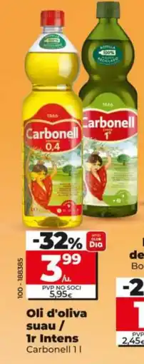 Dia CARBONELL Oli d'oliva suau/ Ir Intens oferta