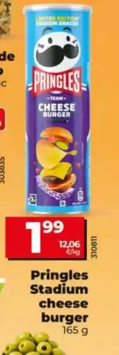 Dia PRINGLES Stadium cheese burger oferta