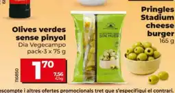 Dia DIA VEGECAMPO Olives verdes sense pinyol oferta