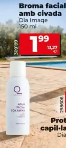 Dia DIA IMAQE Broma facial amb civada oferta