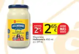 Consum Hellmann's Mayonesa oferta