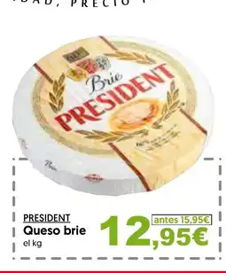 Hiper Usera PRESIDENT Queso brie oferta