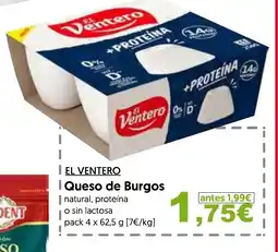 Hiper Usera EL VENTERO Queso de Burgos oferta