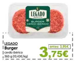 Hiper Usera LEGADO Burger oferta