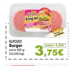 Hiper Usera ELPOZO Burger pavo oferta