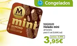 Hiper Usera MAGNUM Helado mini almendra oferta