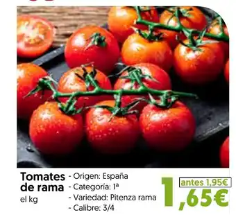 Hiper Usera Tomates de rama oferta