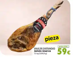 Hiper Usera VALLE DE CASTILNOVO Jamón reserva oferta