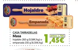 Hiper Usera CASA TARRADELLAS Masa oferta