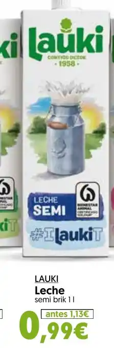 Hiper Usera LAUKI Leche oferta