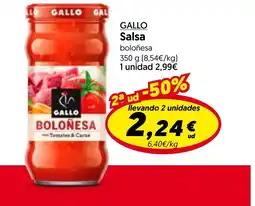 Hiper Usera GALLO Salsa oferta