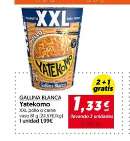 Hiper Usera GALLINA BLANCA Yatekomo oferta