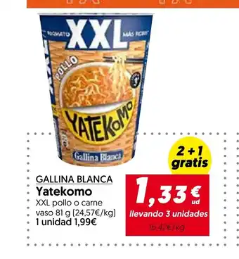 Hiper Usera GALLINA BLANCA Yatekomo oferta