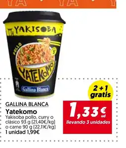 Hiper Usera GALLINA BLANCA Yatekomo oferta