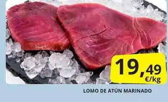 Lomo de atún marinado