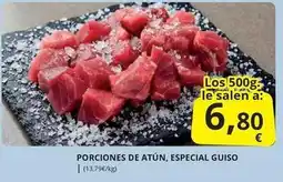 Supermercados MAS Porciones de atun especial guiso oferta
