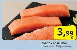 Supermercados MAS Porción de salmón oferta