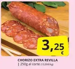 Supermercados MAS Revilla - chorizo extra oferta