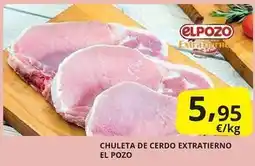 Supermercados MAS Elpozo - chuleta de cerdo extratierno oferta