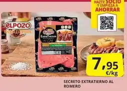 Supermercados MAS Elpozo - secreto extratierno al romero oferta