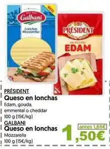 Hiper Usera Galbani - queso en lonchas oferta