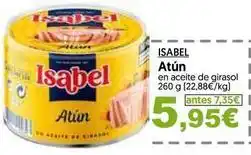 Hiper Usera Isabel - atún en aceite de girasol oferta
