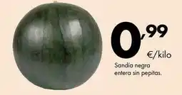 Supermercados Lupa Sandía negra oferta