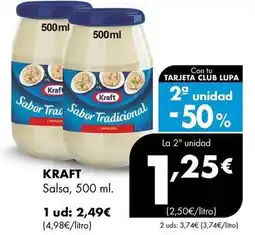 Supermercados Lupa Kraft - salsa oferta