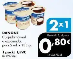 Supermercados Lupa Danone - cuajada normal o azucarada oferta