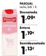 Supermercados Lupa Pascual - leche oferta