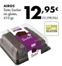 Supermercados Lupa Airos - tarta sacher sin gluten oferta