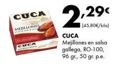 Supermercados Lupa Cuca - mejillones en salsa gallega, ro-100 oferta
