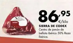 Supermercados Lupa Sierra de codes - centro de jamon de bellota iberico 50% raza iberica oferta
