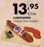 Supermercados Lupa Campofrío - chorizo gran doblón oferta