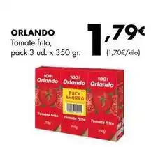 Supermercados Lupa Orlando - tomate frito oferta