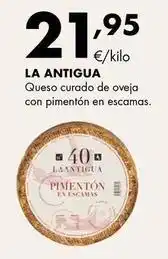Supermercados Lupa Antigua usanza - queso curado de oveja con pimenton en escamas oferta