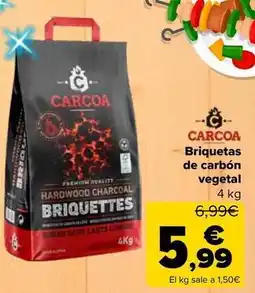 Carrefour Carcoa - briquetas de carbón vegetal oferta