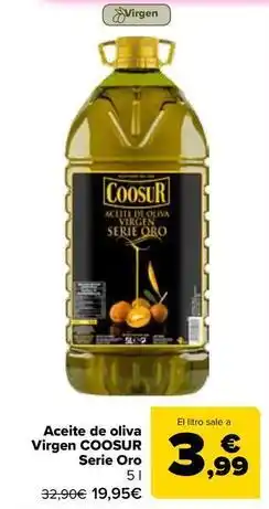 Carrefour Coosur - aceite de oliva virgen coosur serie oro oferta