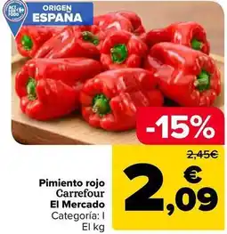 Carrefour Carrefour el mercado - pimiento rojo oferta