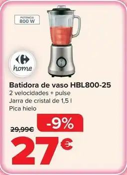 Carrefour Carrefour home - batidora de vaso hbl800-25 oferta