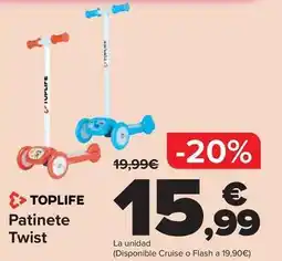 Carrefour Toplife - patinete twist oferta